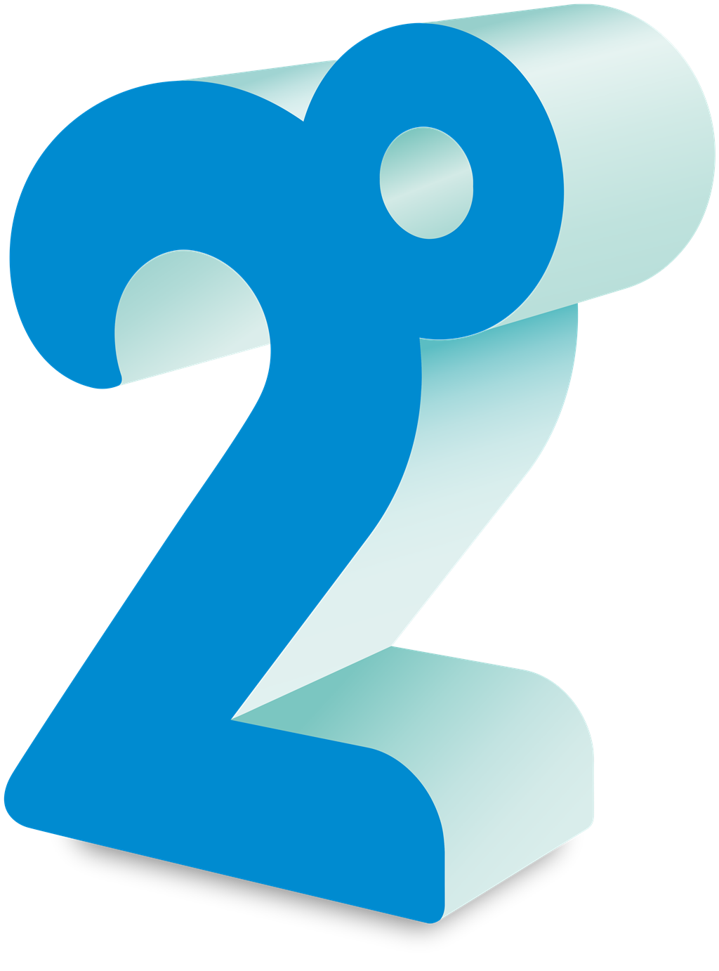 2degrees logotype, transparent .png, medium, large