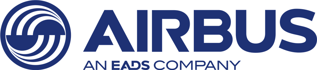 Airbus an EADS Company logotype, transparent .png, medium, large