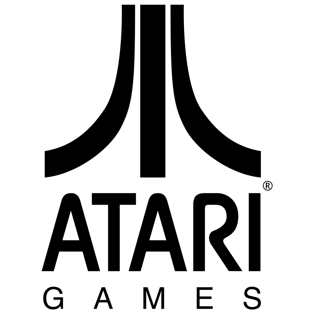 Atari Games logotype, transparent .png, medium, large