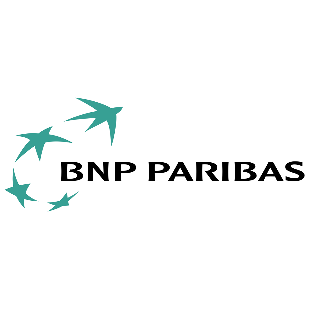 BNP Paribas logotype, transparent .png, medium, large