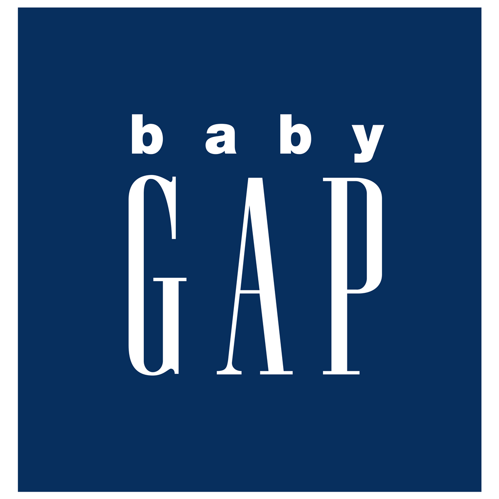 Baby Gap logotype, transparent .png, medium, large