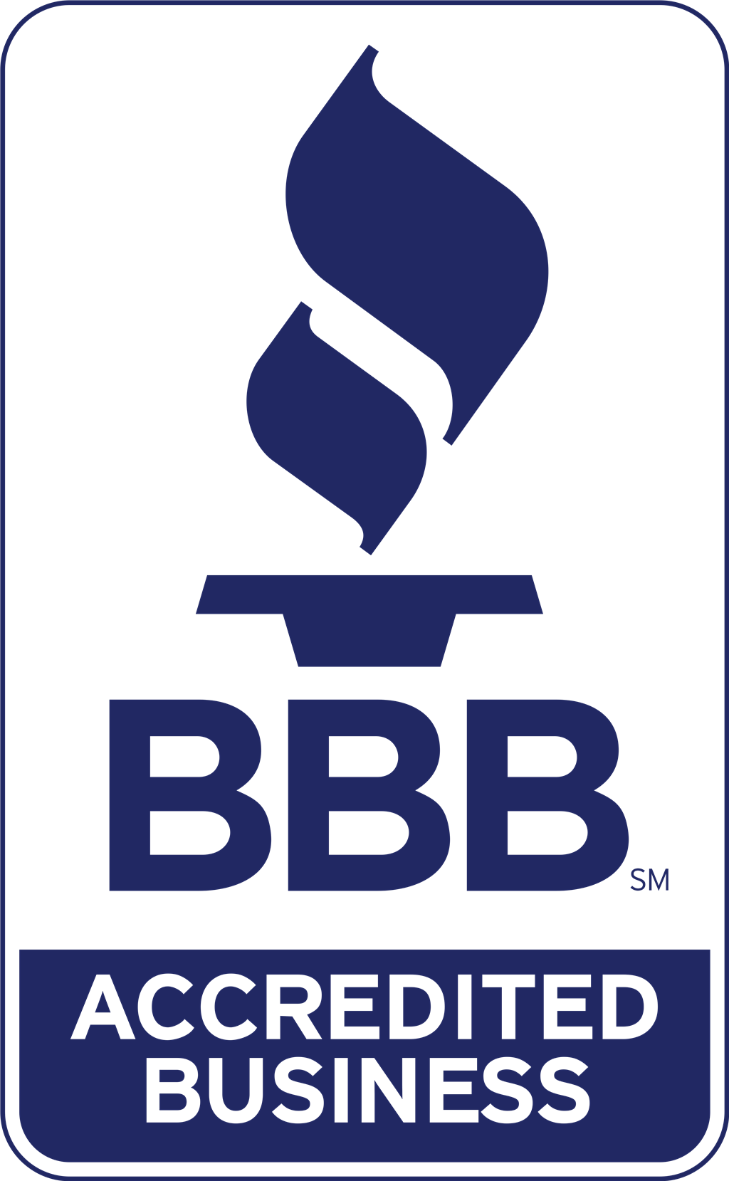 Better Business Bureau logotype, transparent .png, medium, large