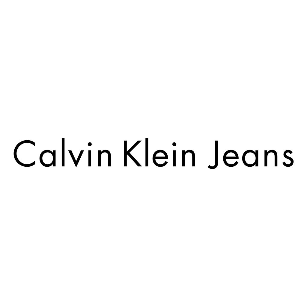 Calvin Klein Jeans logotype, transparent .png, medium, large