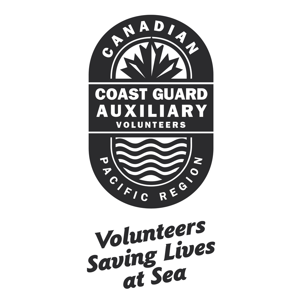 Canadian Coast Guard Auxiliary logotype, transparent .png, medium, large