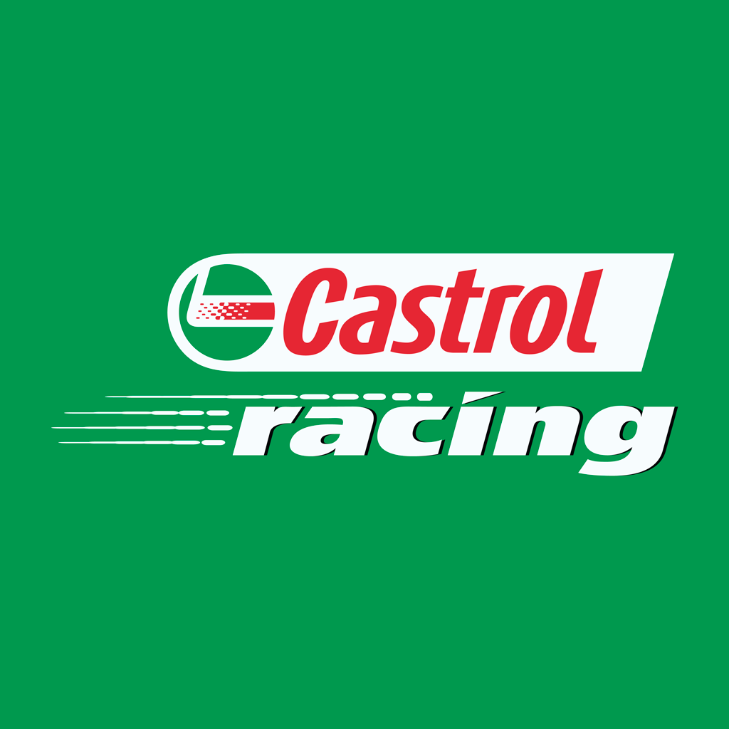 Castrol racing logotype, transparent .png, medium, large