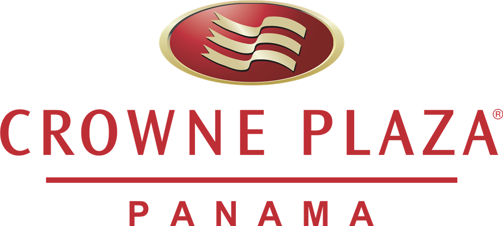 Crowne Plaza Panama logotype, transparent .png, medium, large