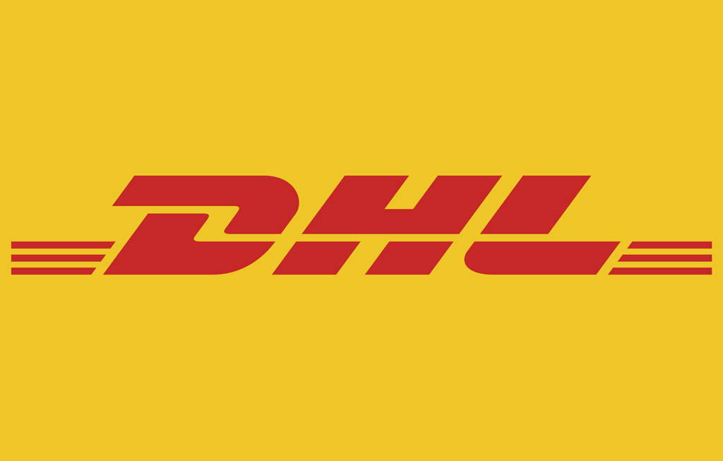 DHL logotype, transparent .png, medium, large