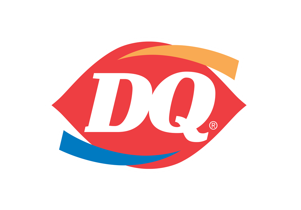 Dairy Queen DQ logotype, transparent .png, medium, large
