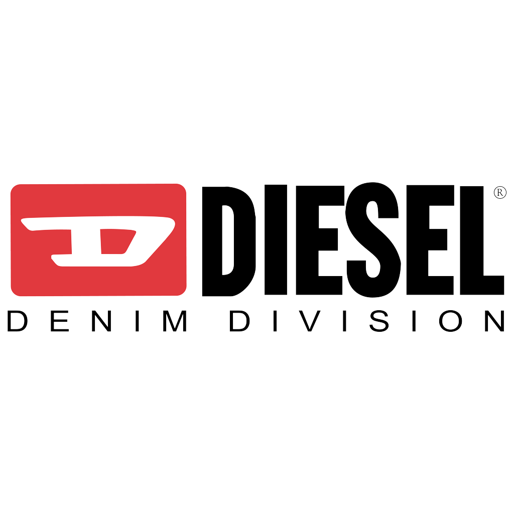 Diesel logotype, transparent .png, medium, large