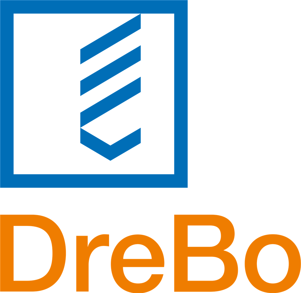 DreBo logotype, transparent .png, medium, large