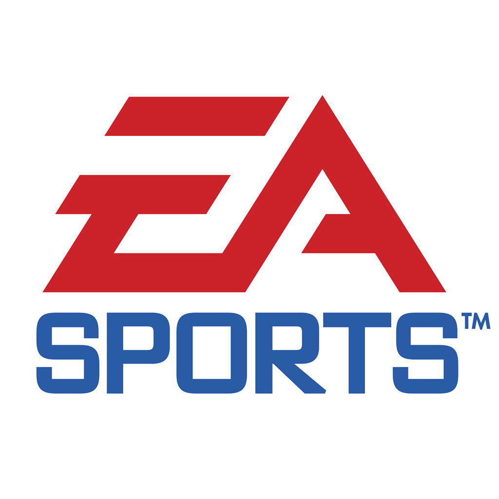 EA Sports TM logotype, transparent .png, medium, large
