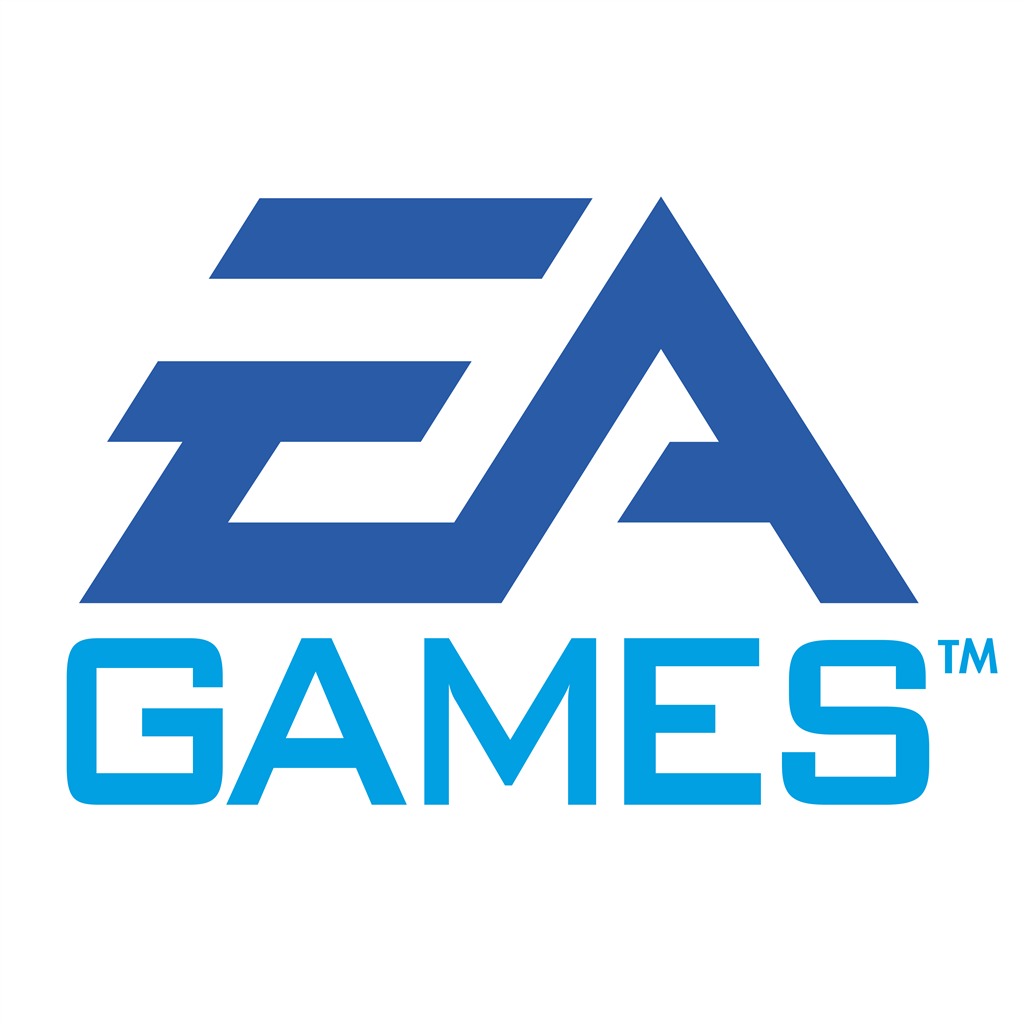 EA games logotype, transparent .png, medium, large