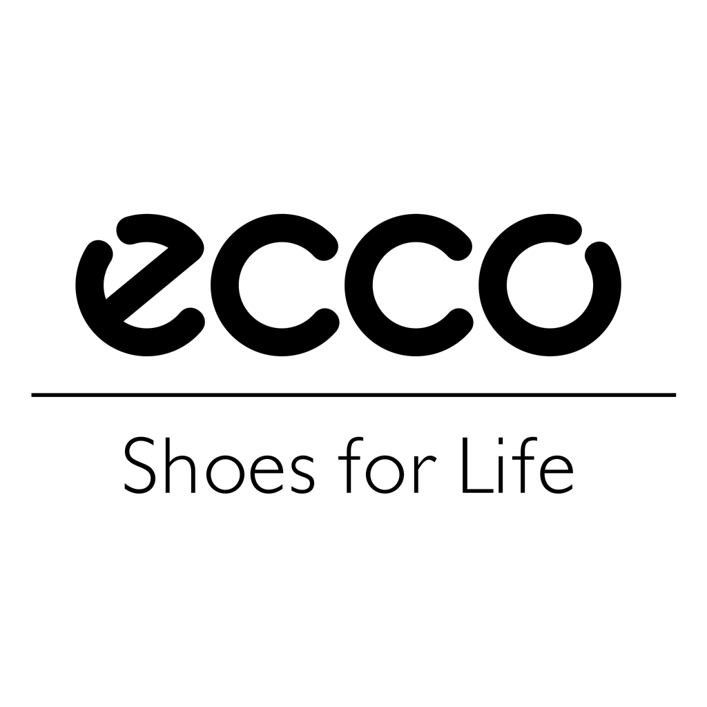 Ecco Shoes for Life logotype, transparent .png, medium, large