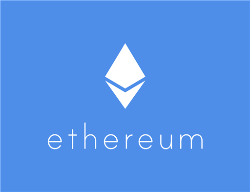 Ethereum coin white logo
