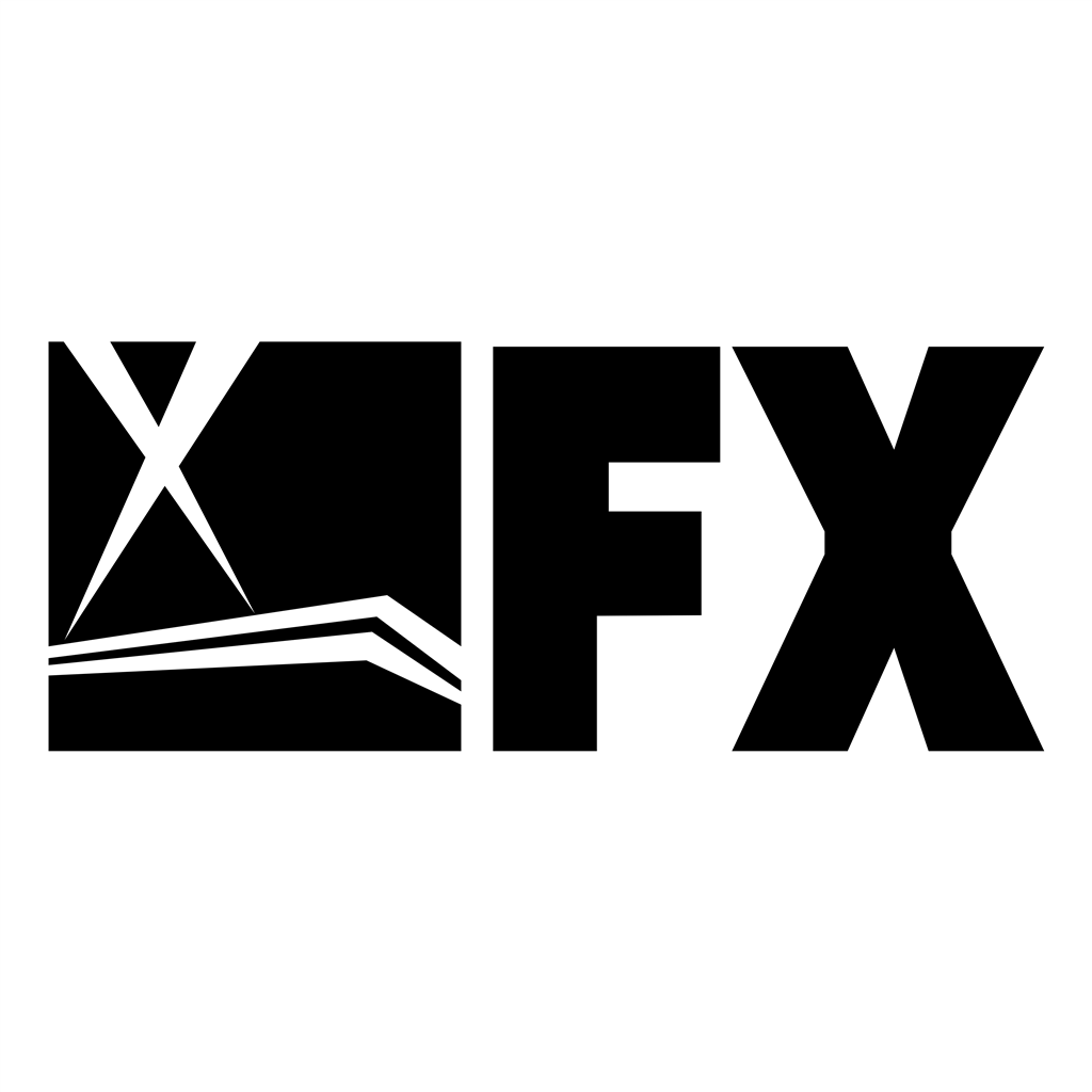 FX Network logotype, transparent .png, medium, large