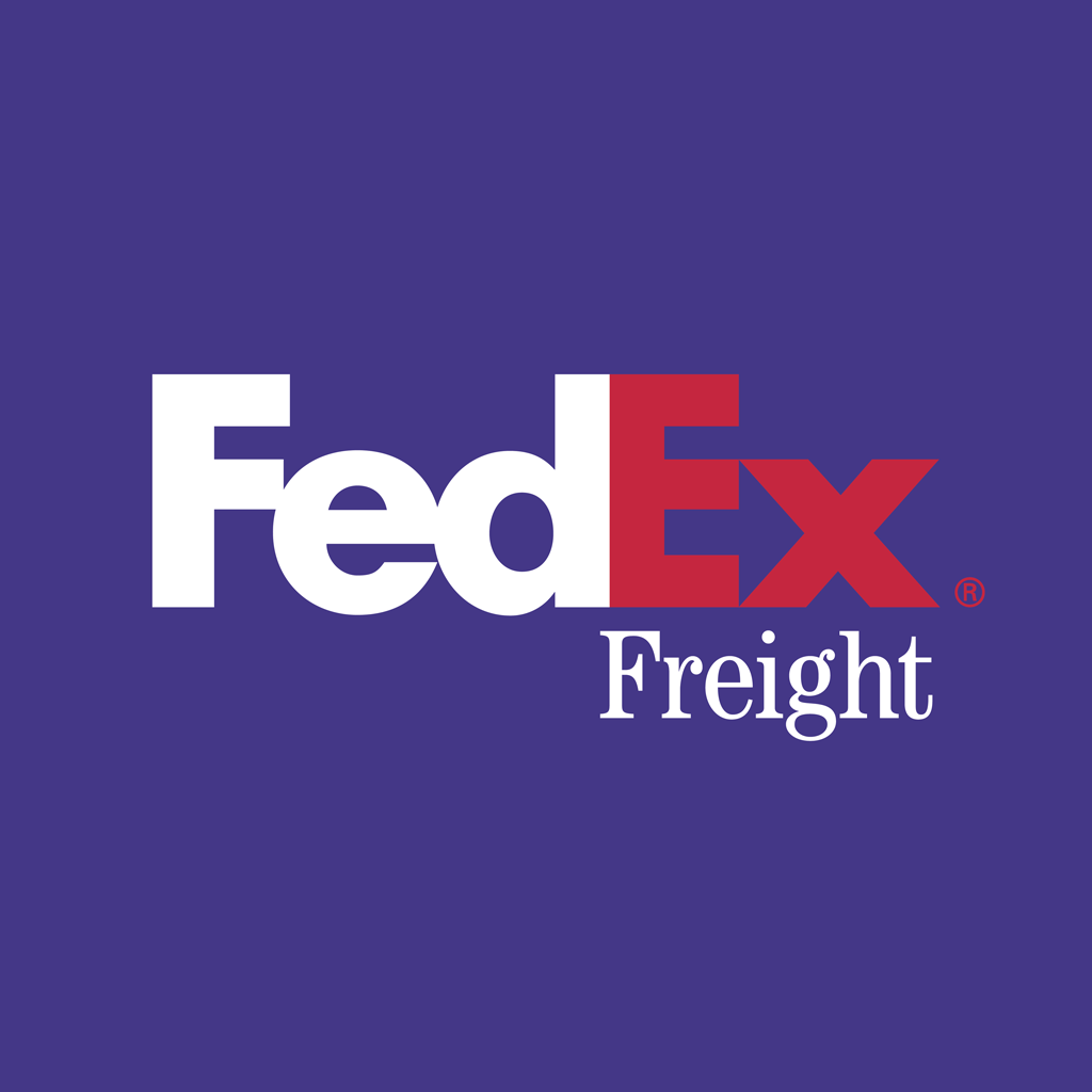 FedEx Express violet red - logotype, transparent .png, medium, large