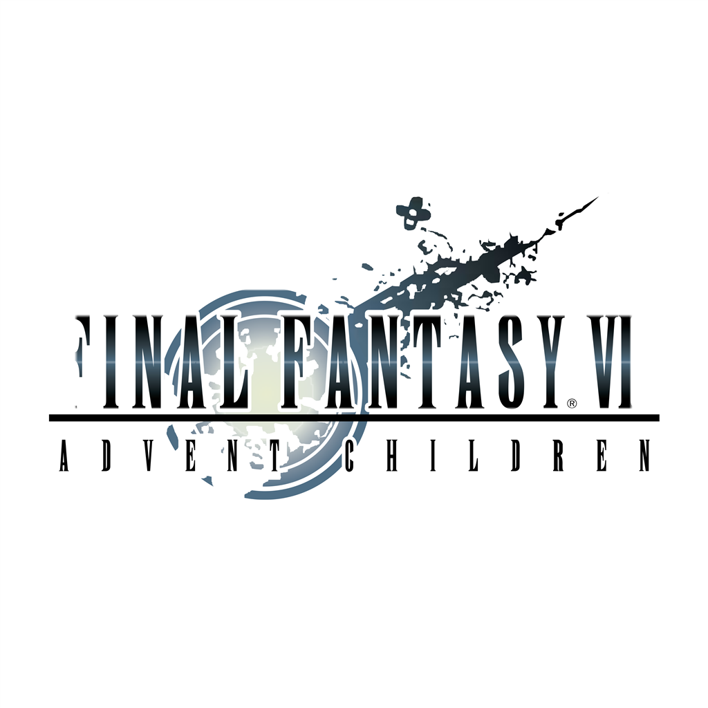 Final Fantasy VII Advent Children logotype, transparent .png, medium, large