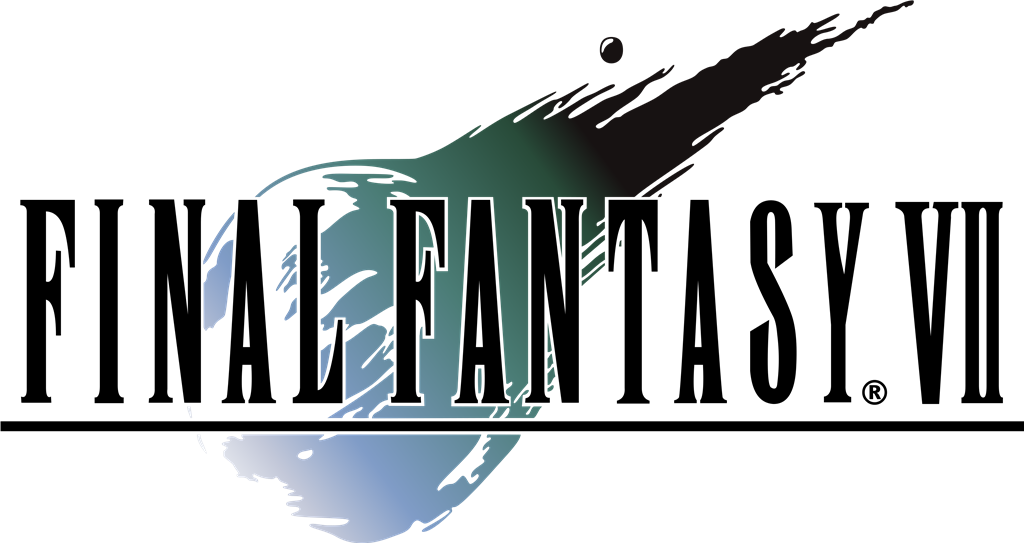 Final Fantasy VII logotype, transparent .png, medium, large