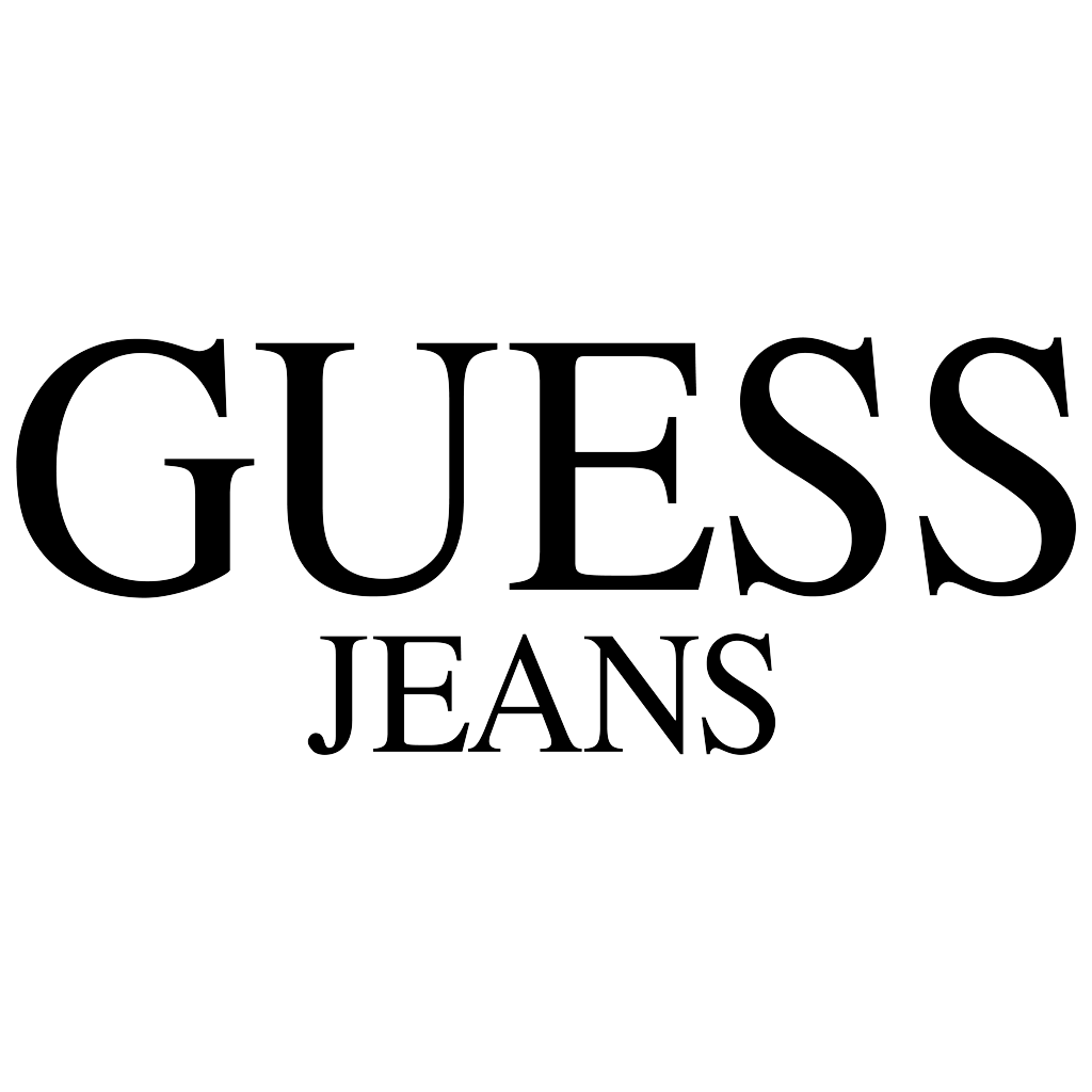 GUESS Jeans logotype, transparent .png, medium, large
