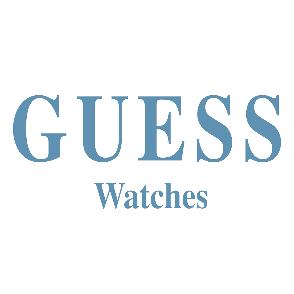 GUESS Watches logotype, transparent .png, medium, large