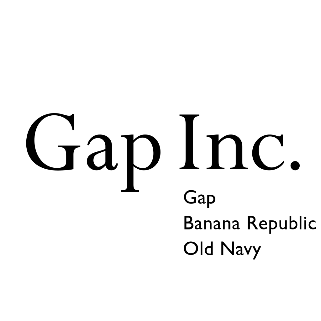 Gap Inc logotype, transparent .png, medium, large