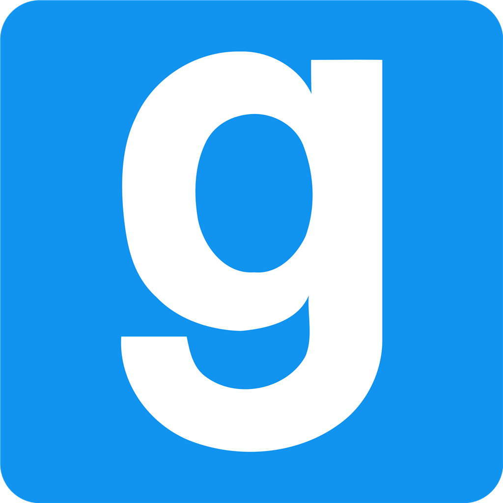 Garry’s Mod logotype, transparent .png, medium, large