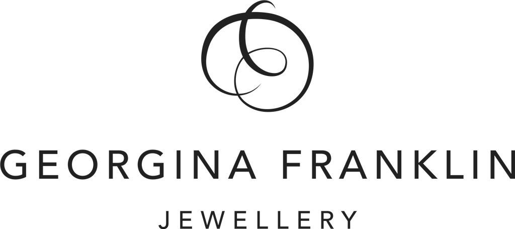 Georgina Franklin Jewellery logotype, transparent .png, medium, large