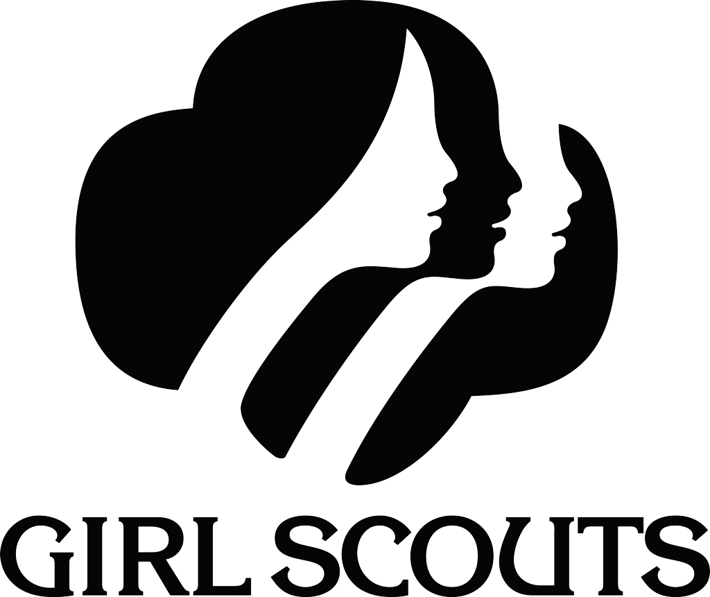 Girl Scouts logotype, transparent .png, medium, large
