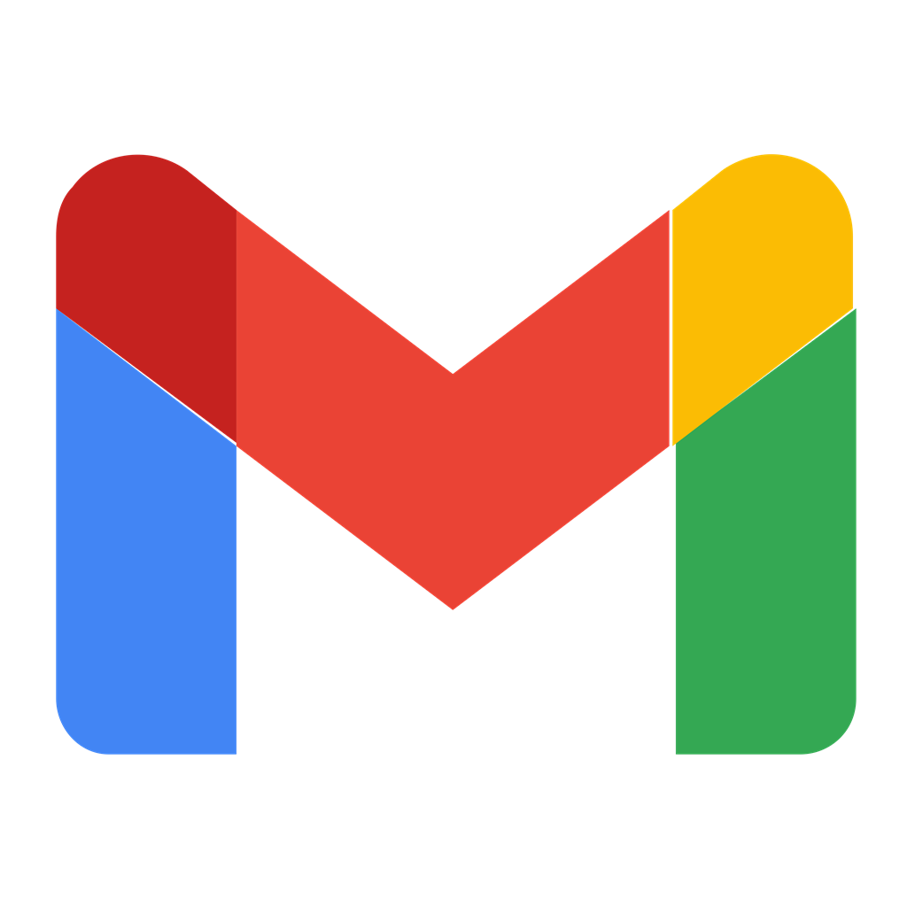 Gmail New 2020 logotype, transparent .png, medium, large