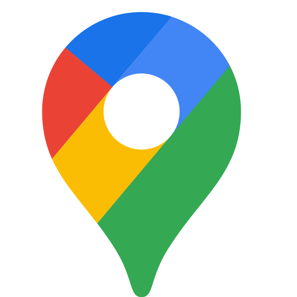 Google Maps 2020 Icon logotype, transparent .png, medium, large