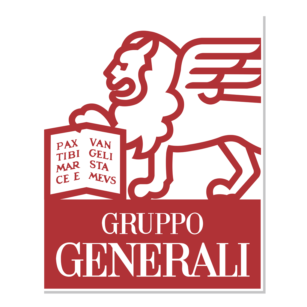 Gruppo Generali logotype, transparent .png, medium, large