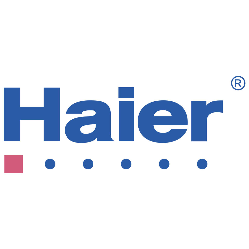 Haier R logotype, transparent .png, medium, large
