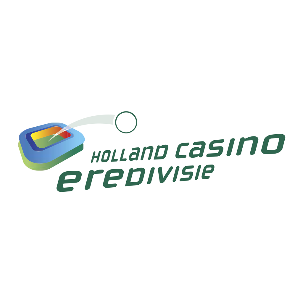 Holland Casino Eredivisie logotype, transparent .png, medium, large