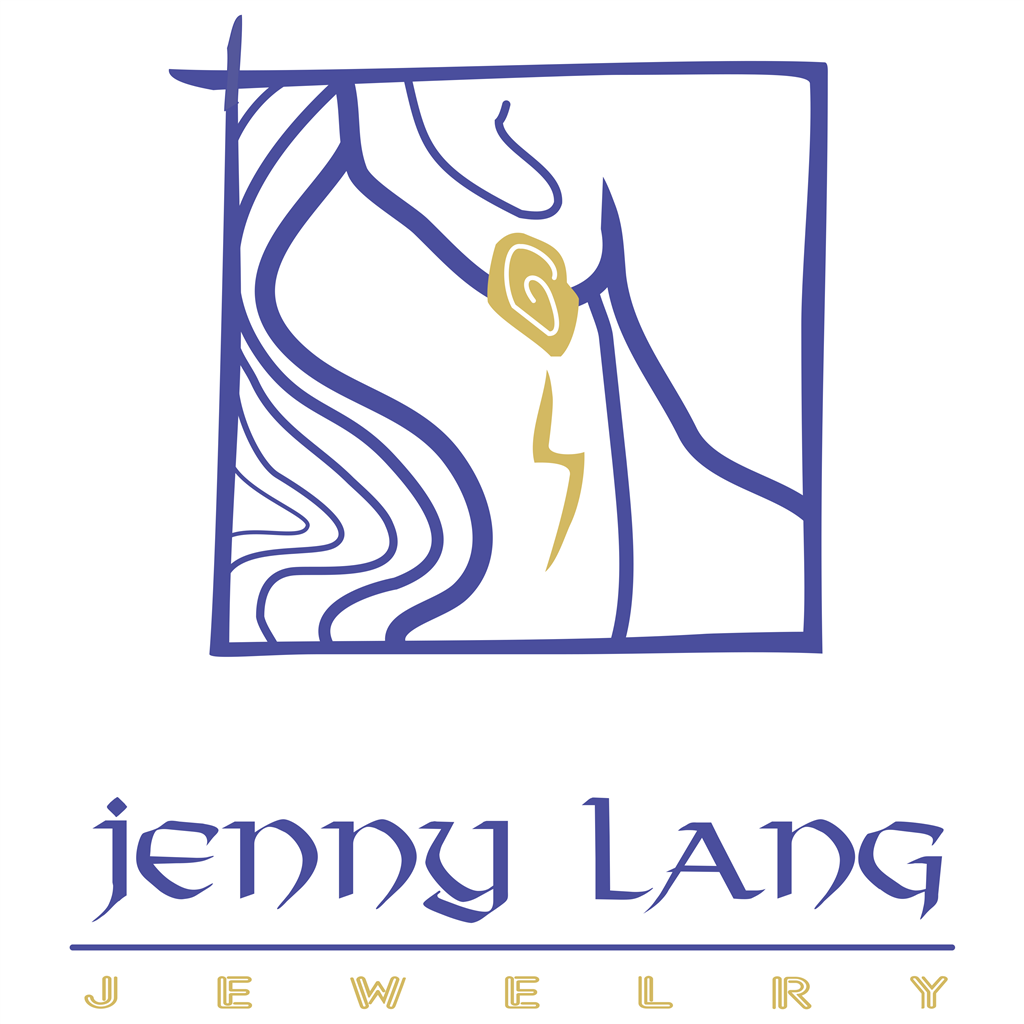 Jenny Lang Jewelry logotype, transparent .png, medium, large
