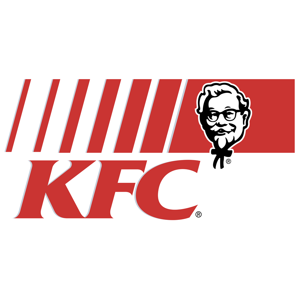 KFC red logotype, transparent .png, medium, large