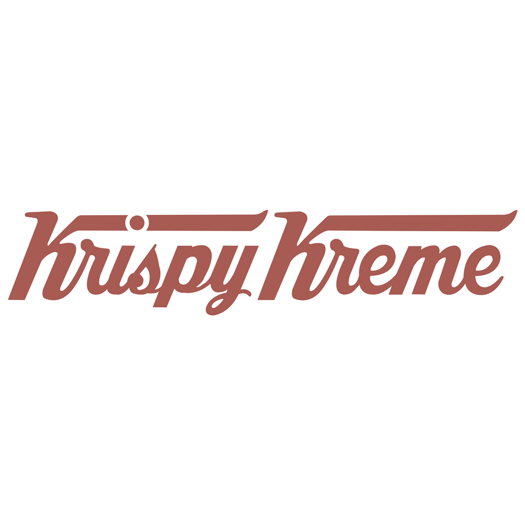 Krispy Kreme logotype, transparent .png, medium, large