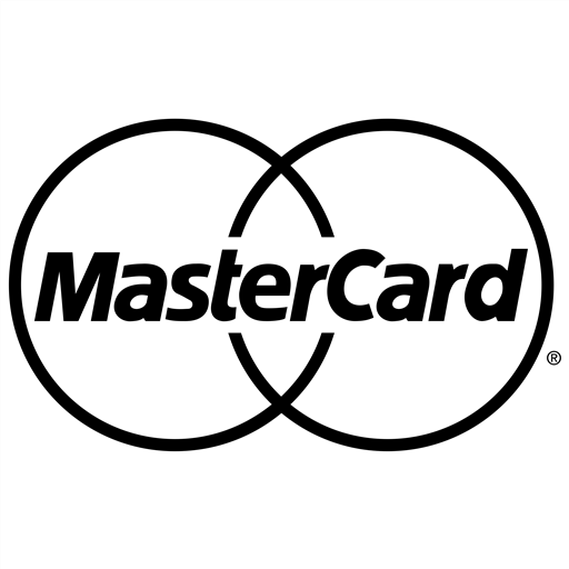 MasterCard white logo