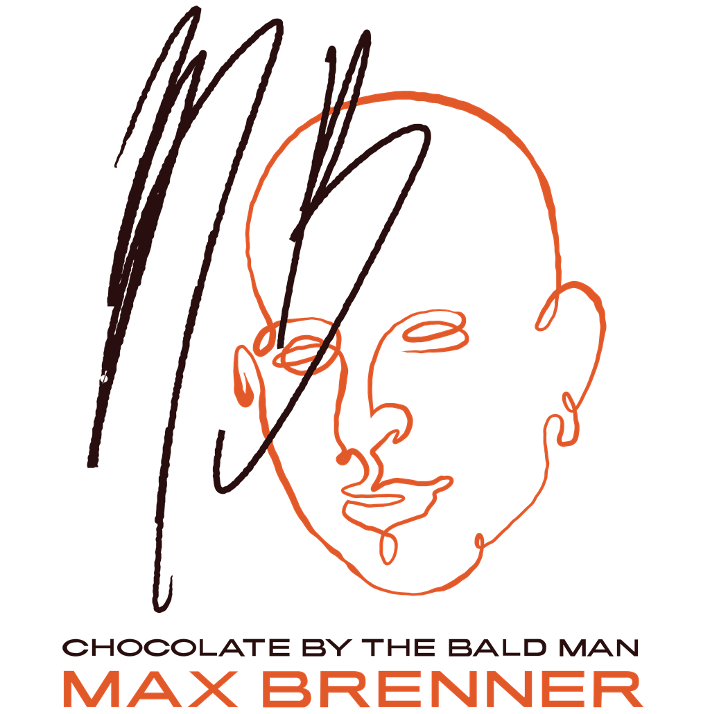 Max Brenner logotype, transparent .png, medium, large