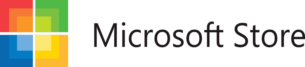 Microsoft Store logotype, transparent .png, medium, large