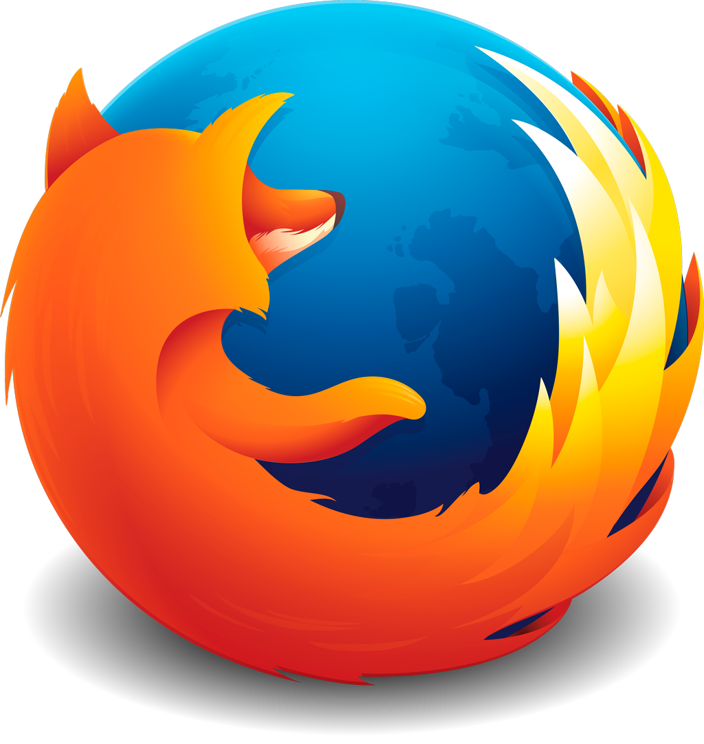 Mozilla Firefox logotype, transparent .png, medium, large