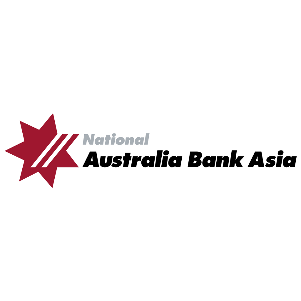 National Australia Bank Asia logotype, transparent .png, medium, large