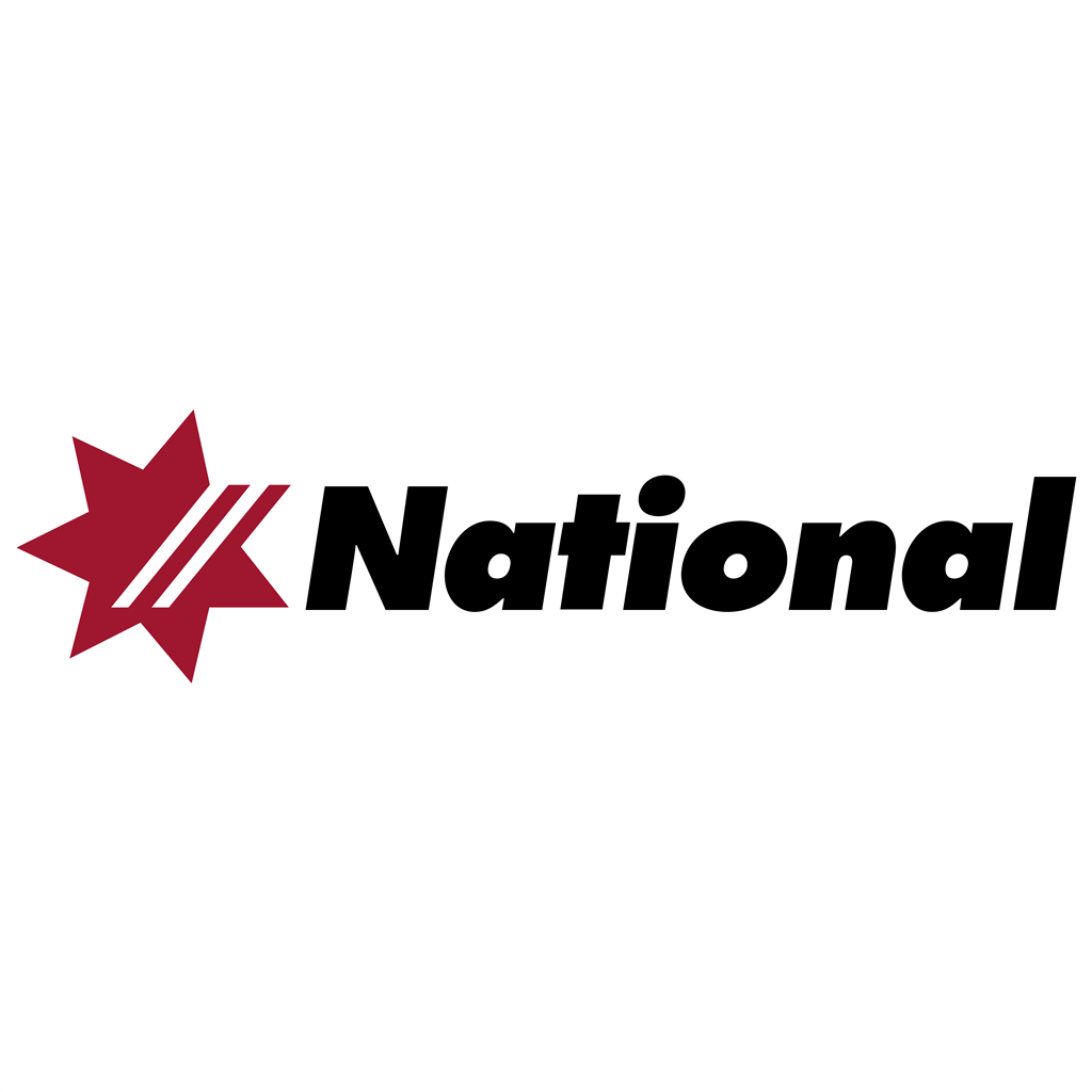 National Australia Bank logotype, transparent .png, medium, large
