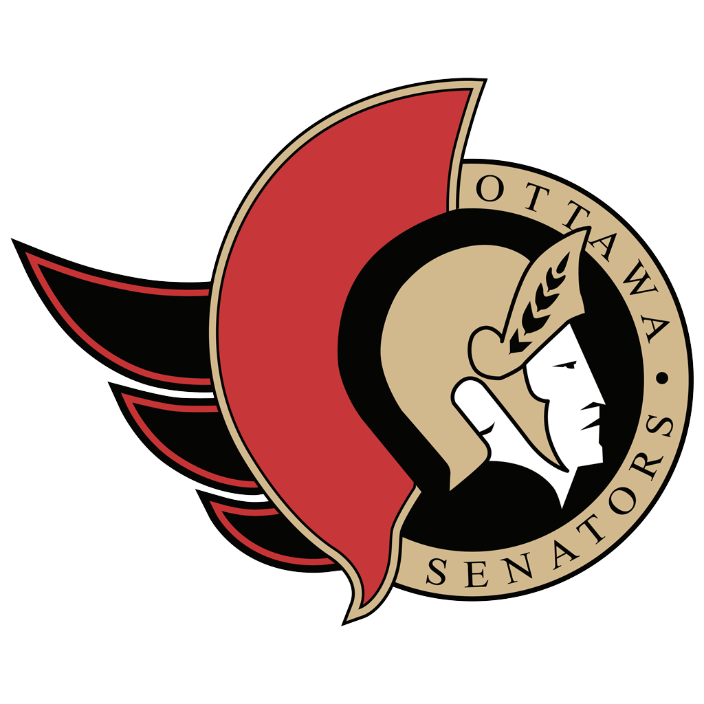 Ottawa Senators anfas logotype, transparent .png, medium, large