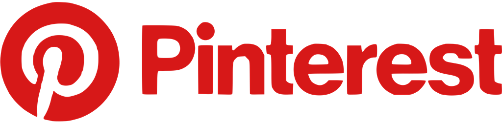 Pinterest logotype, transparent .png, medium, large
