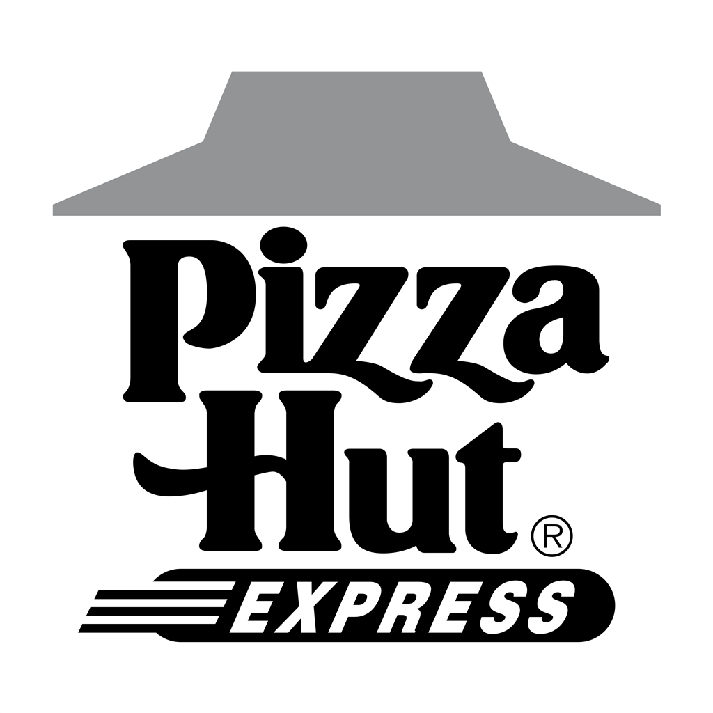 Pizza Hut Express logotype, transparent .png, medium, large