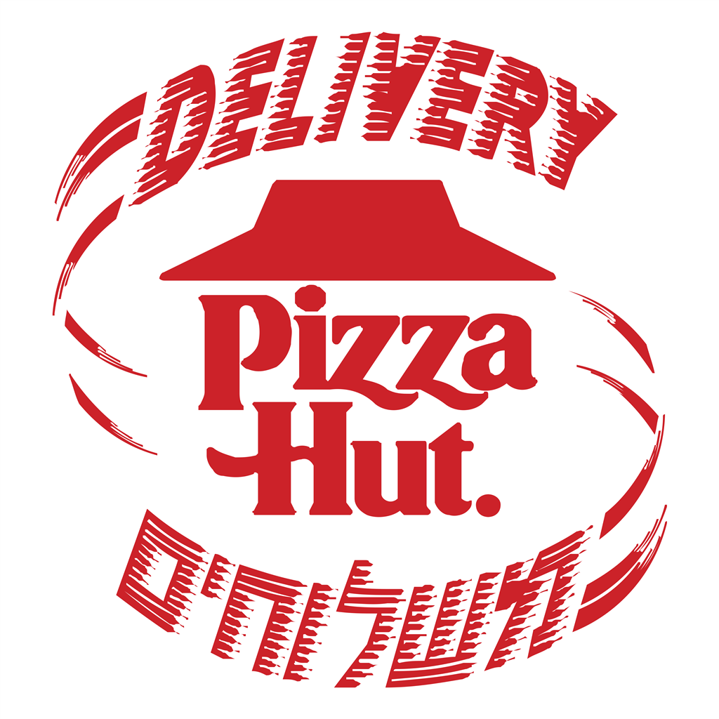Pizza Hut Israel logotype, transparent .png, medium, large