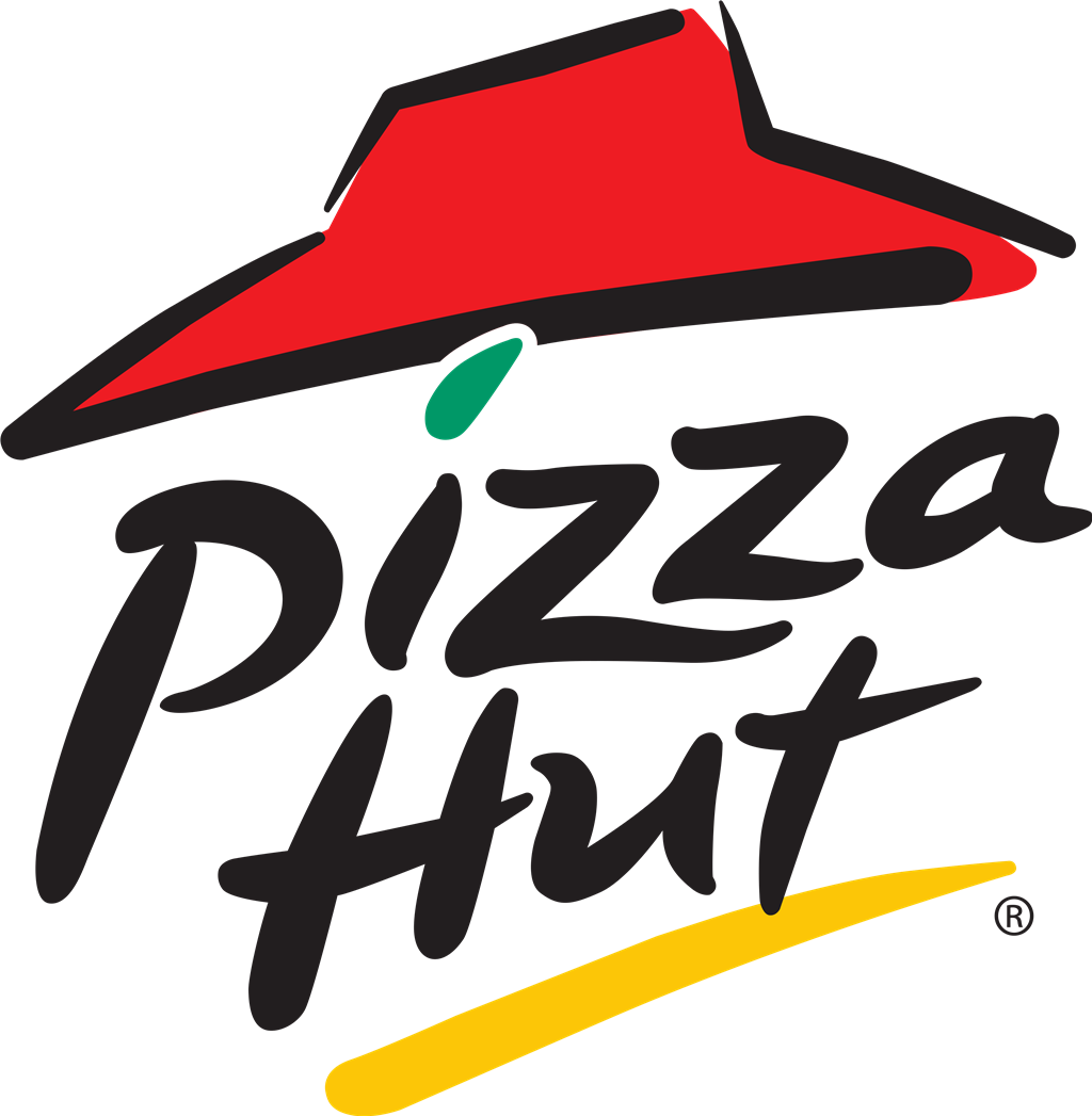 Pizza Hut logotype, transparent .png, medium, large