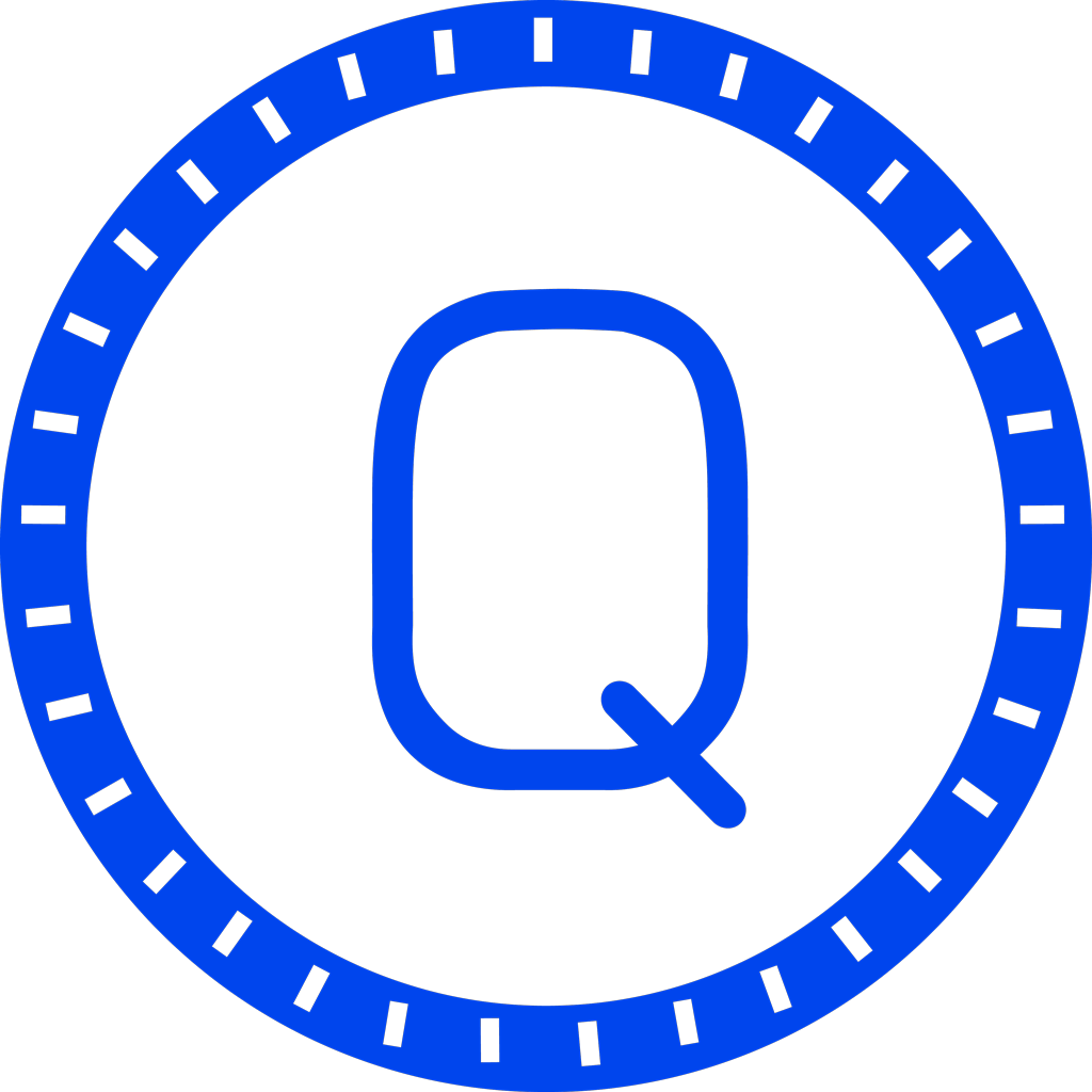 Qash coin - logotype, transparent .png, medium, large