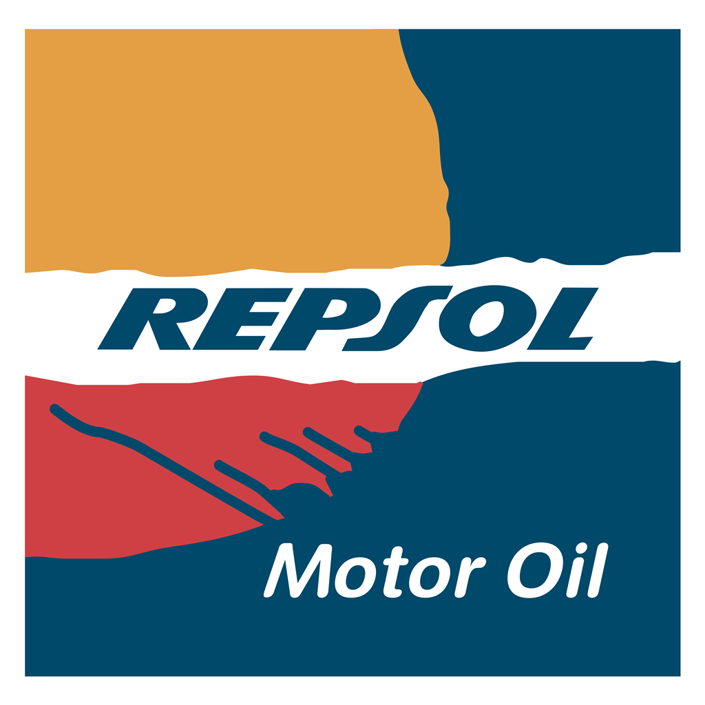 Repsol Motor Oil logotype, transparent .png, medium, large