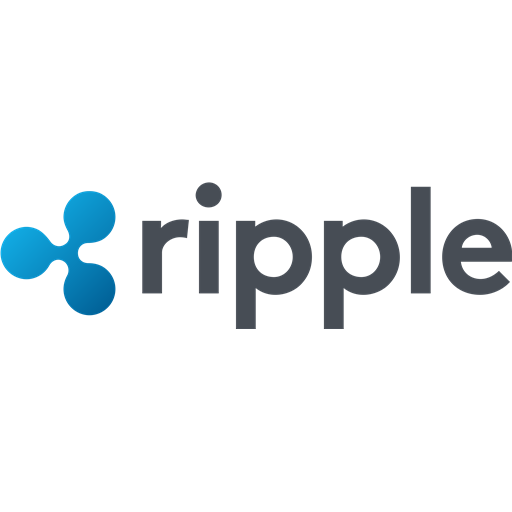 Ripple coin blue logo